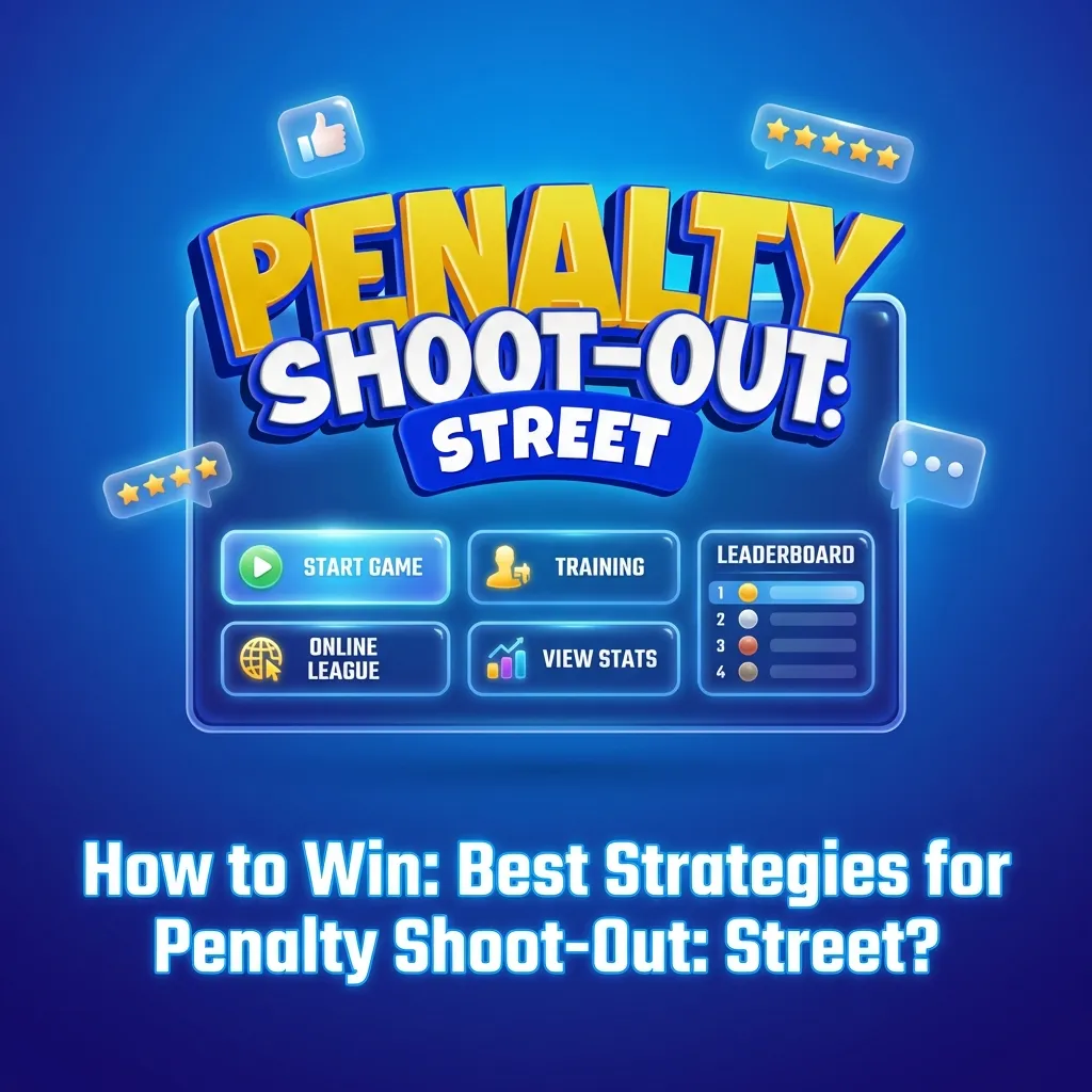 Soccer player taking penalty kick in street-style game setting with betting strategy overlay