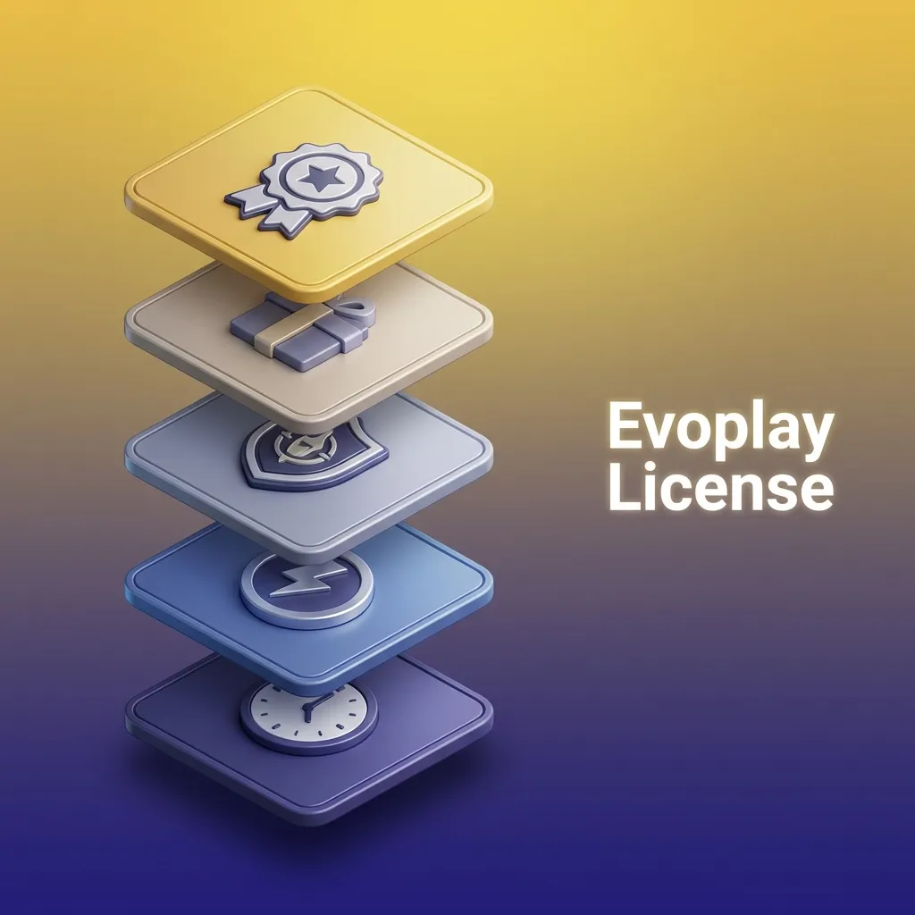 Evoplay Curacao eGaming license certificate showing regulatory compliance and RNG certification for fair gaming