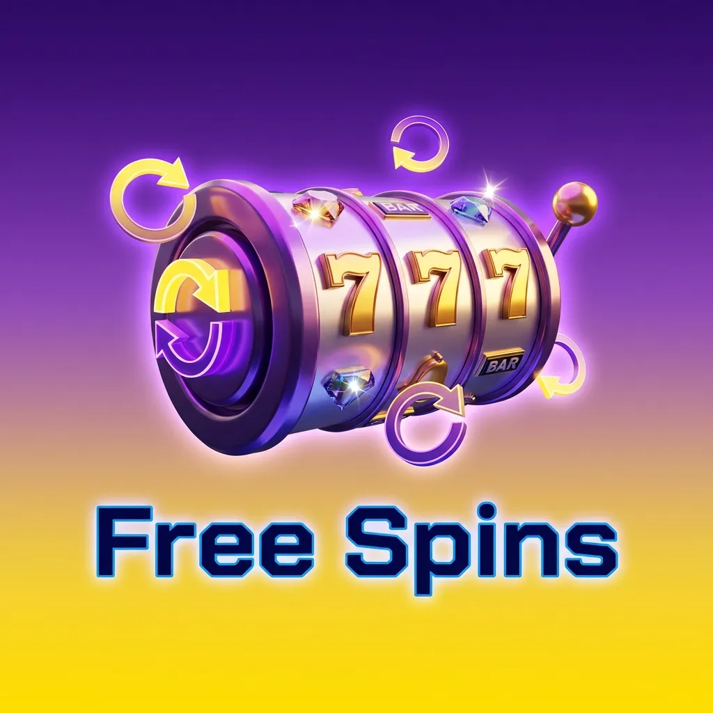 Free spins promotion allowing players to spin slot games without using their own money, with potential cross-game benefits.