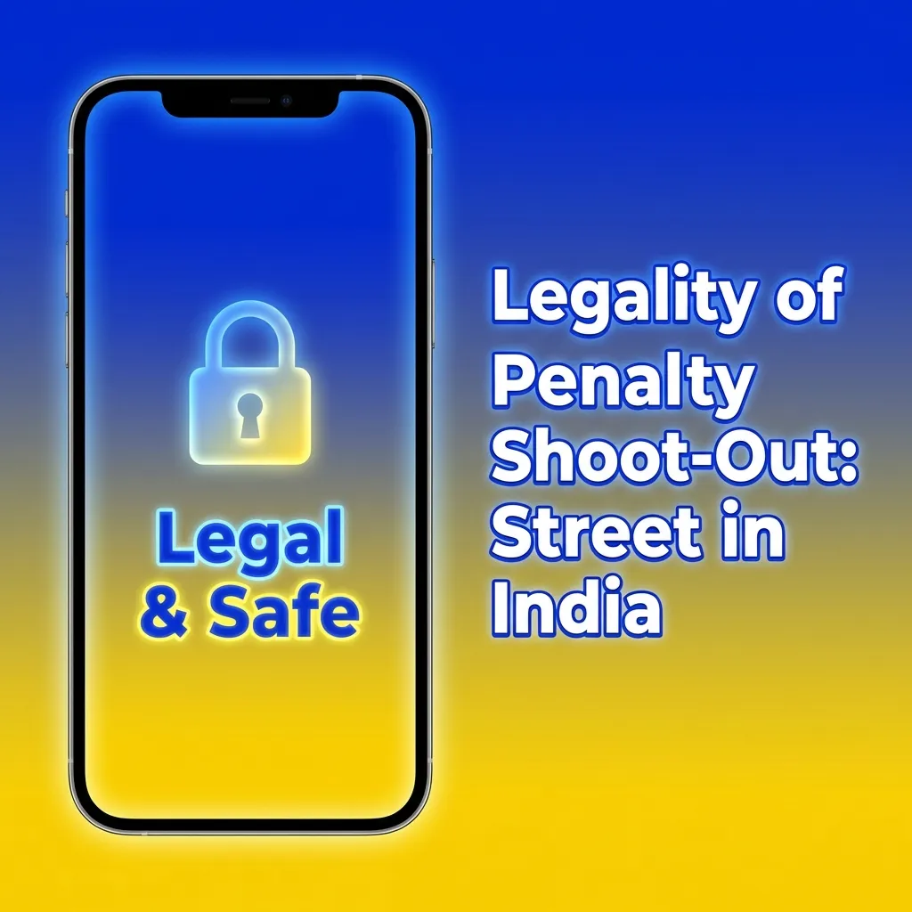 Indian players accessing Penalty Shoot-Out: Street game at licensed international online casino platform legally