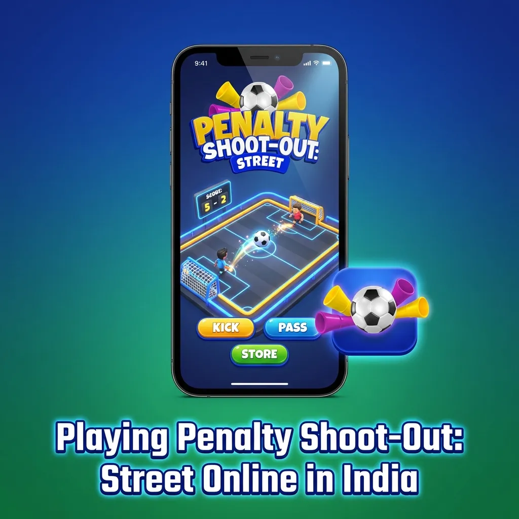 Indian player registering at online casino to play Penalty Shoot-Out: Street with rupee deposits via UPI and mobile payment apps