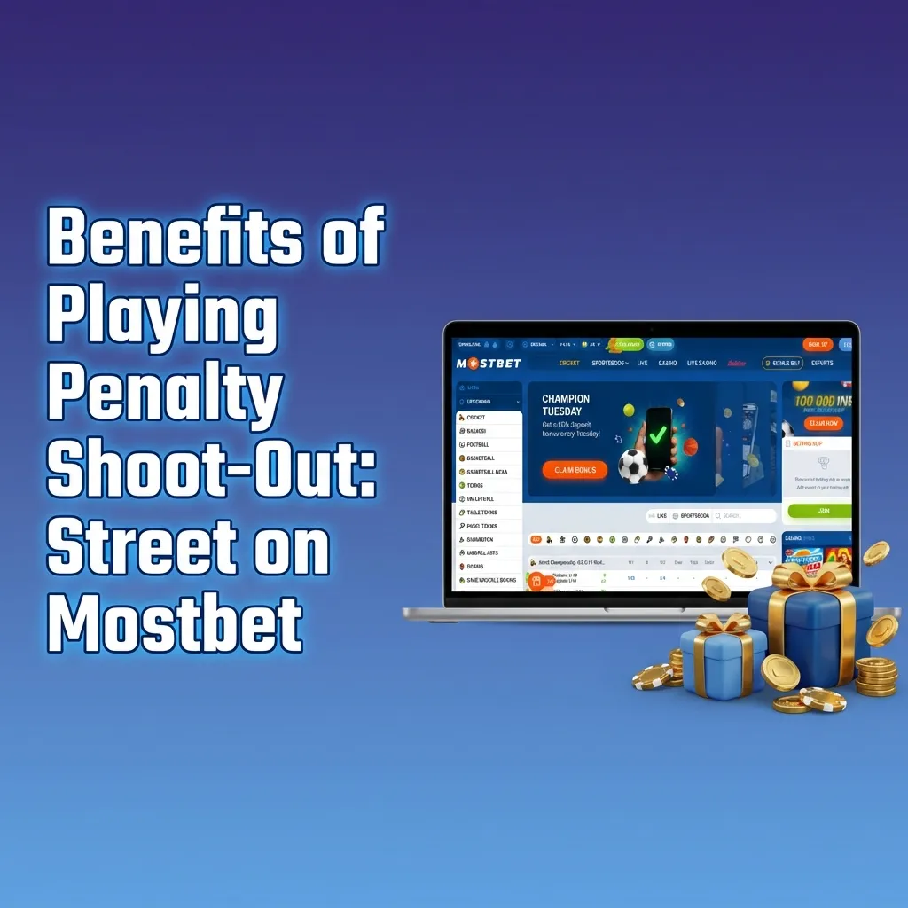 Players enjoying Penalty Shoot-Out: Street game on Mostbet platform with live support and instant cashout features