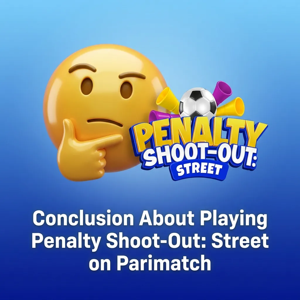 Penalty Shoot-Out: Street game interface on Parimatch showing football betting action for Indian players