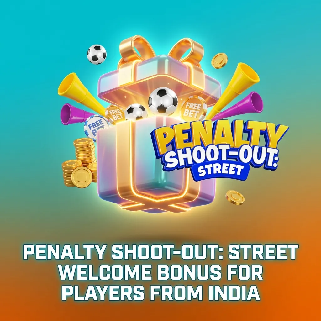 500% welcome bonus up to ₹50,000 for Indian players on Penalty Shoot-Out: Street with ₹500 minimum deposit